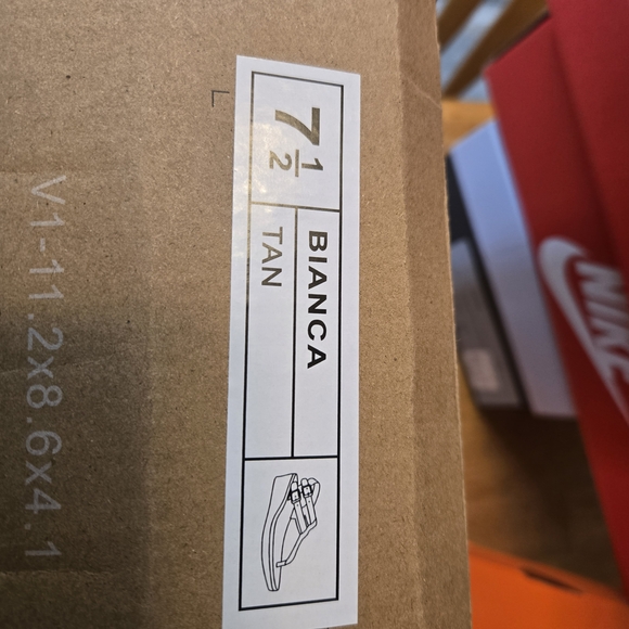 Journee Collection Tan Wedge Sandals - Picture 7 of 7